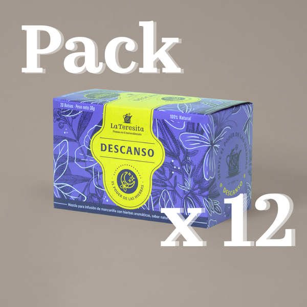 Pack x 12 cajas Infusión Descanso La Teresita