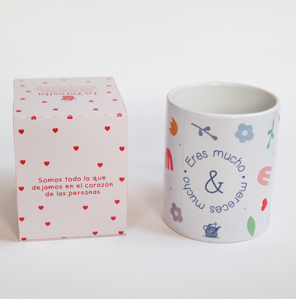 Cajita Corazón + Mug