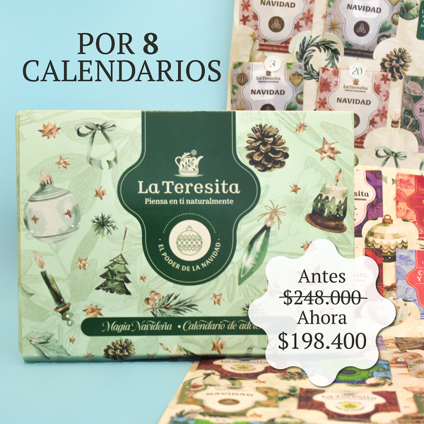 Calendario de adviento Magia navideña x8 unidades