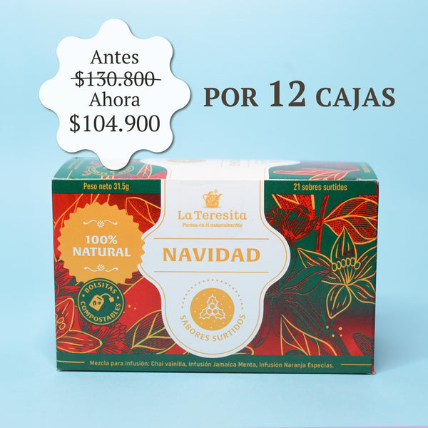 Pack x 12 cajas Navidad La Teresita