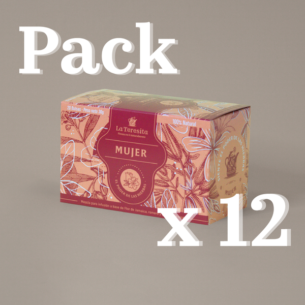 Pack x 12 cajas Infusión Mujer La Teresita